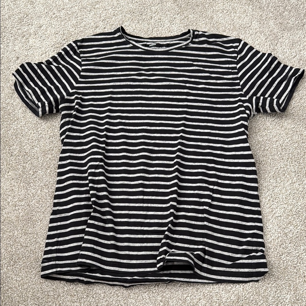Black and White Striped T-Shirt
